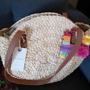 Lucky Brand Straw Beach Tote